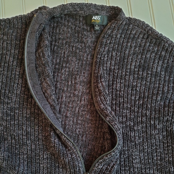 ABS Allen Schwartz 1/2 zip knit sweater small - Picture 3 of 5